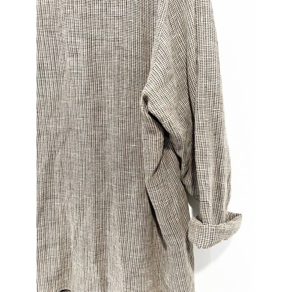 Flax by Jeanne Engelhart Oversized Button Down Tunic M - Picture 4 of 7